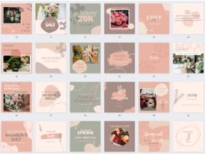Canva Templates for Floral: 50 PROMOTIONS