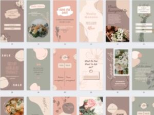Canva Templates for Floral: 50 STORIES