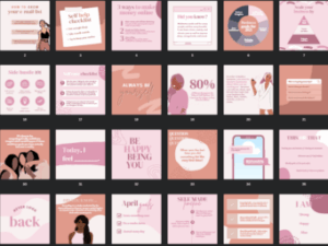 Canva Templates for Women's Empowerment: 50 Tips - Business & Self-Care
