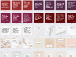 Canva Templates for Love & Relationships: 100 QUESTIONS